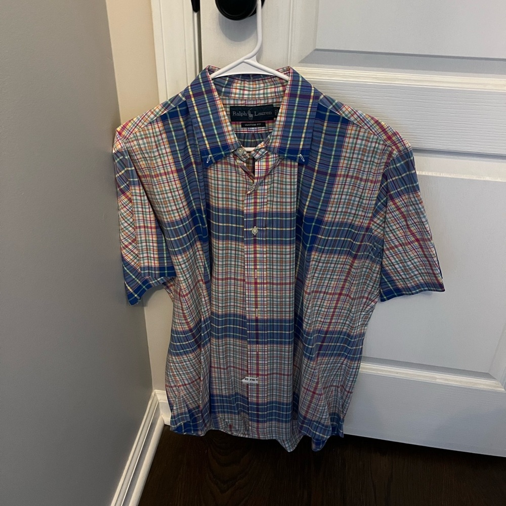Mens button down shirt. Polo Ralph Lauren. Large.
